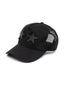 AMIRI 3 Star Trucker Hat Black