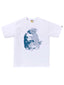 BAPE A Bathing Ape Japanese Tattoo Big Ape Head Tee White