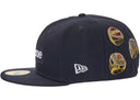 Supreme Rings Box Logo New Era 59Fifty Fitted Hat Navy