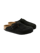 Birkenstock Boston Velour Leather Black