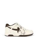 OFF-WHITE Out Of Office "OOO" Low Tops White Chocolate