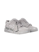 Off White Out Of Office For Walking Suede Sneakers Grey one-kickz