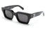 OFF-WHITE Virgil Square Frame Sunglasses Black/Grey (OERI126S24PLA0011007)