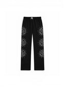 Mixed Emotions Eclipse Black Rhinestone Sweats