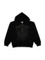 Sp5der OG Web V2 Phantom Zip Up Hoodie Black