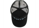 AMIRI Embroidered Logo Trucker Cap Black/Carolina Blue