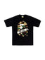 BAPE 1st Camo Bape Kanji Tee Black/Yellow