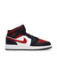 Air Jordan 1 Mid Black Fire Red (GS)