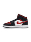 Air Jordan 1 Mid Black Fire Red (GS)