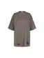 Balenciaga Distressed Graphic T-Shirt Taupe