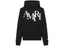AMIRI Staggered Logo Hoodie Black
