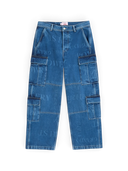 Supreme Martine Rose Denim Cargo Pant Washed Blue