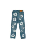 Denim Tears x Levi's 501 Cotton Rhinestone Wreath Jeans Indigo