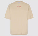 OFF-WHITE Beige Records Logo Skate T-Shirt one-kickz