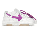 OFF-WHITE Out Of Office OOO Low Tops White Purple