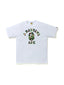 BAPE ABC Camo College Tee (SS21) White/Green