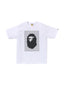 BAPE Sta Houndstooth Ape Head Tee White/Black