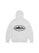 Corteiz Alcatraz Heavy Knit Zip Hoodie Natural