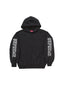 Supreme Collegiate Sleeve Hooded Sweatshirt Black