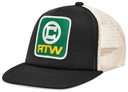 Corteiz Box Trucker Hat Black