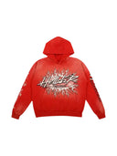 Hellstar Hoodie Records Graphic Red