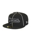 Supreme x New Era Piping Script Logo Cap Black