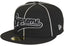 Supreme x New Era Piping Script Logo Cap Black