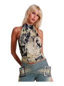 Jaded London Vision Mackless Halter Top