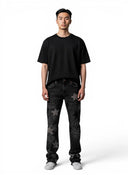 Reputation Studios Star Flare Denim Black