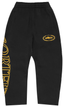 Corteiz Superior Royale Open Hem Pant 'Black/Yellow'