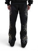 Mixed Emotions Eclipse Black Rhinestone Sweats