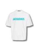 Jacquemus Le T-Shirt Typo White/Blue