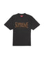 Supreme Flocked Washed S/S Top Black