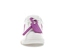 OFF-WHITE Out Of Office OOO Low Tops White Purple