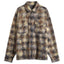 Palm Angels Logo Checked Shirt Grey