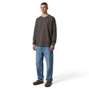 Stussy Mantra Raglan Thermal Washed Black