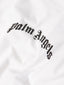 Palm Angels Curved Logo Over Tee White
