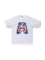 BAPE ABC Camo Tiger Tee White/Blue