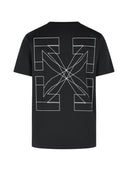Off-White Outline Double Arrow Slim T-shirt Black