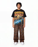 Mixed Emotion Angel Wash Tee Black