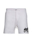 Amiri 22 Distressed Logo Sweatshort White Black