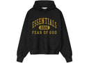 Fear of God Essentials Classic Fleece Hoodie Vintage Black