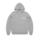 Corteiz Island Puff Print Zip-Hoodie Heather Grey