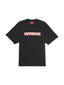 Supreme Satin Appliqué S/S Top Black