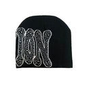 Mixed Emotion Black ‘Rhinestones’ Beanie