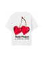 Nude Project Juicy Cherry Tee White