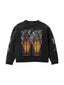 Who Decides War Ember Chapel Crewneck Sweater Black