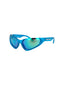 BALENCIAGA BLUE CAT-EYE SUNGLASSES