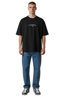 OFF - WHITE T-SHIRT STATEMENT SS SKATE BLACK