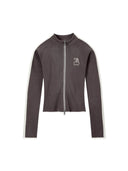 Nude Project Cherries Full-Zip Knit Brown